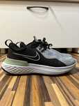 Nike react miler shield obsidian mist-pink blast