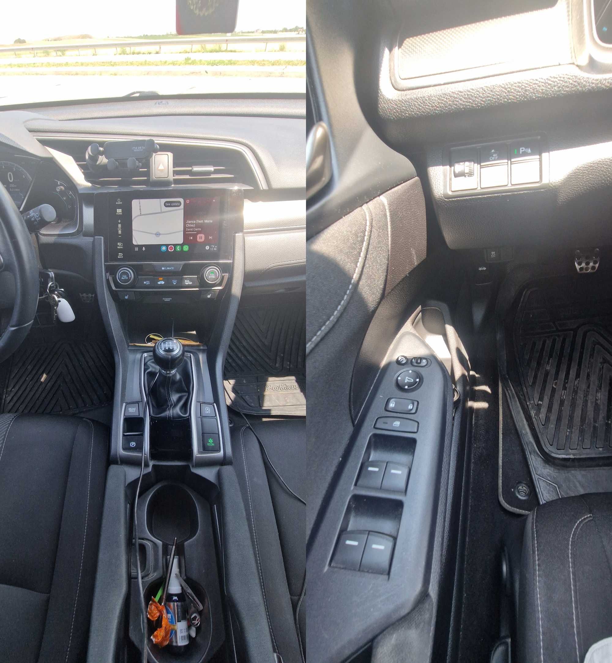 Honda Civic 2019, 1000cc turbo, 78400km, benzina, cutie manuala