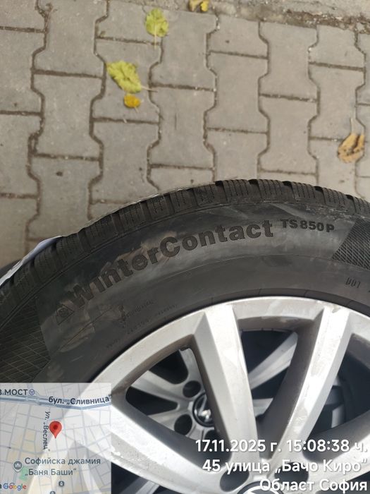 Продавам зимни гуми подходящи за volkswagen touareg