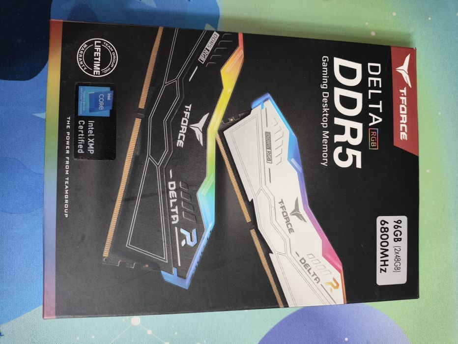 Озу ddr5 2x48gb 6800mhz T-force Delta