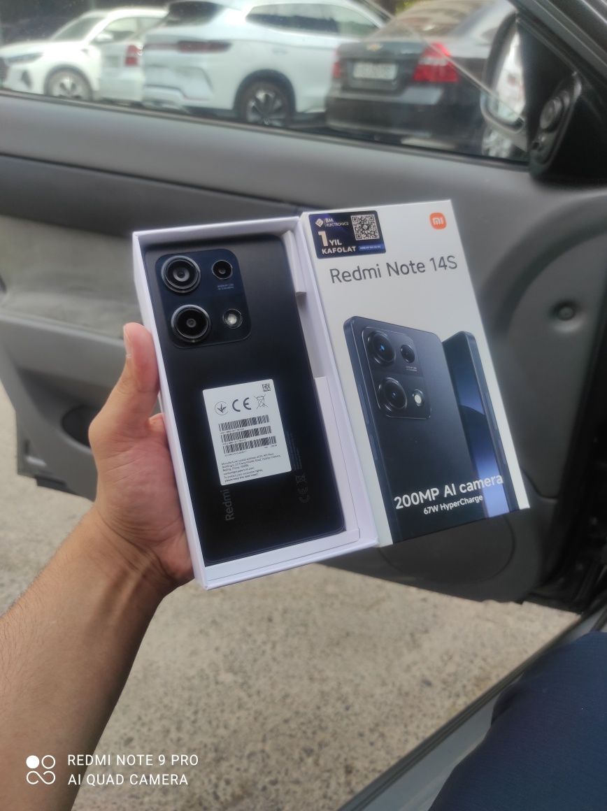 Redmi note 14 S 8/256gb 4 kun ishlagan NEW