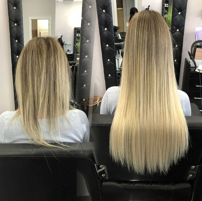 Montaj extensii de par Keratina Premium