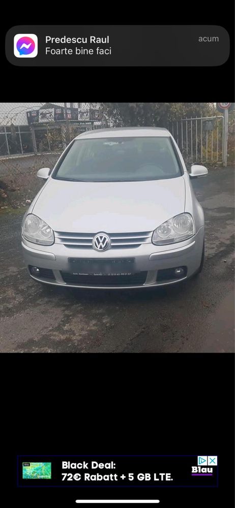 Vand Golf 5 1.6 fsi 2005