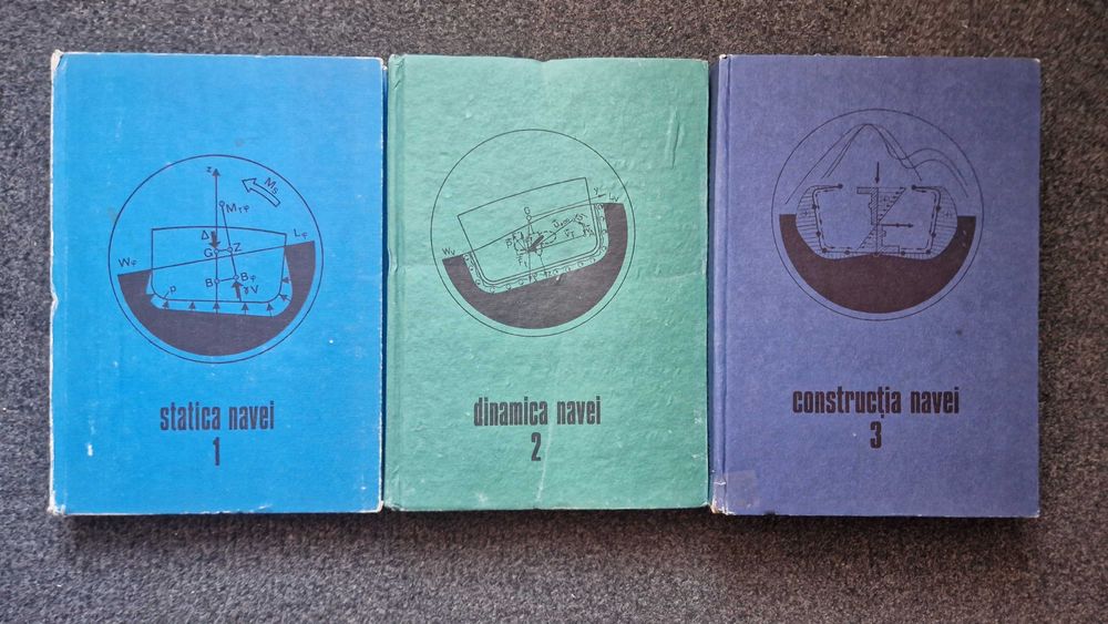 MECANICA si CONSTRUCTIA NAVEI - Viorel Maier (3 volume) 1987