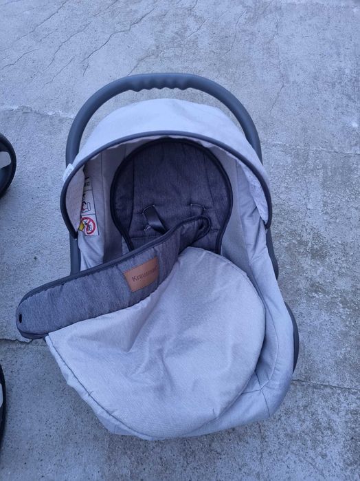 Carucior Krausman 3 in 1 Zen Grey-Turqoise