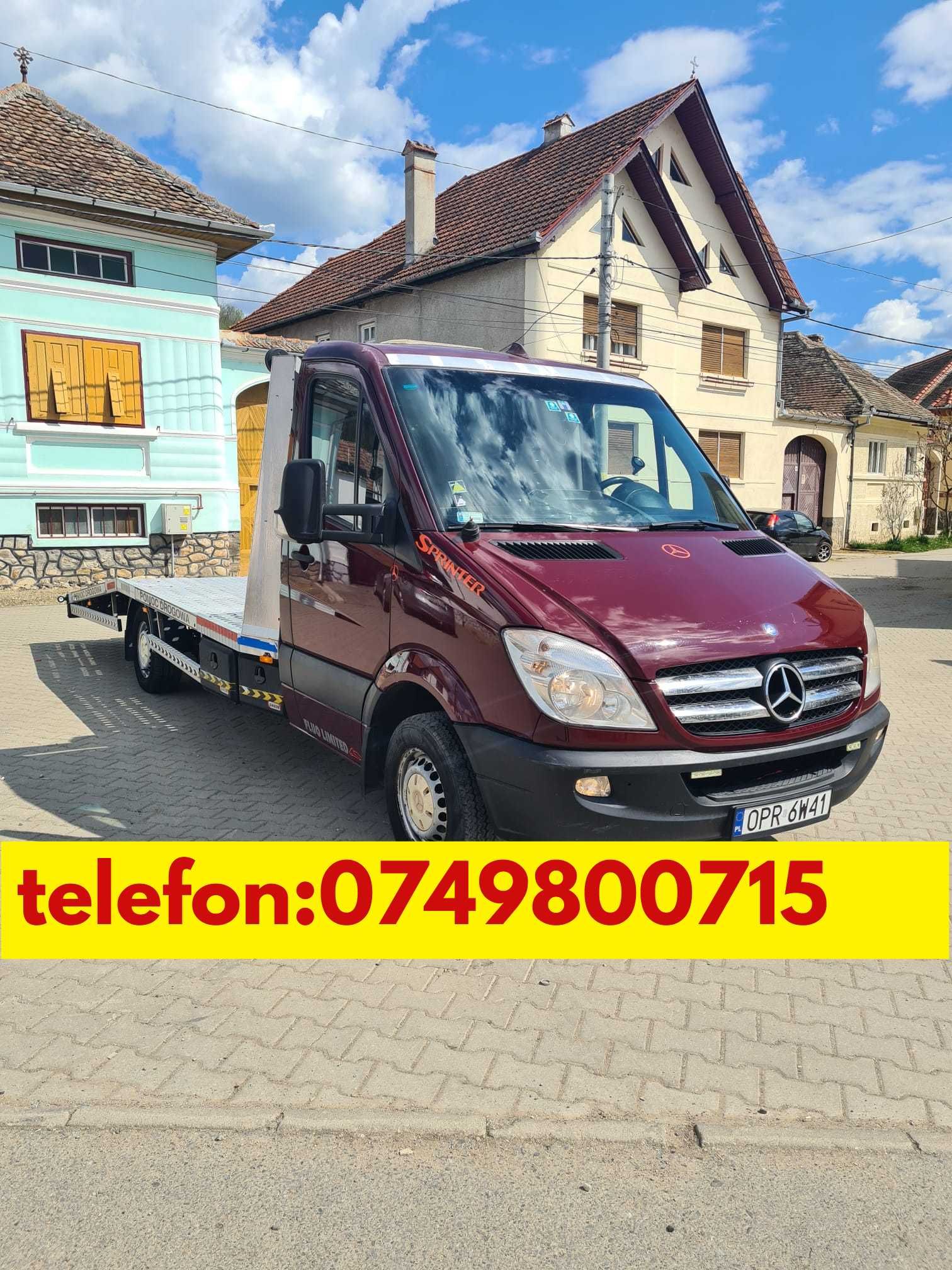 Mercedesz sprinter 319 auto platforma motor 3.0 194 cp an 2012