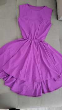 Дамска рокля-лилава