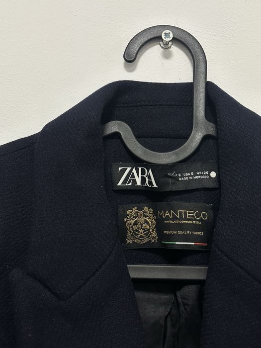 Palton Zara Manteco, lana alpaca