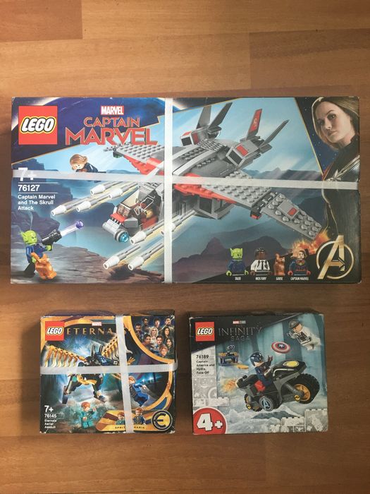 Lego Super Mario Ninjago Vidiyo nou Marvel Eternals Infinity sigilat