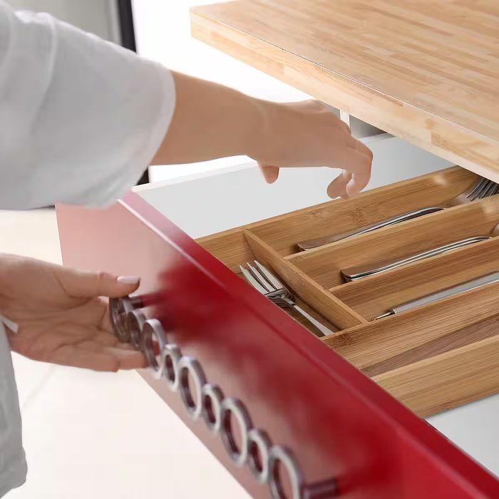 Органайзер за прибори, бамбуков