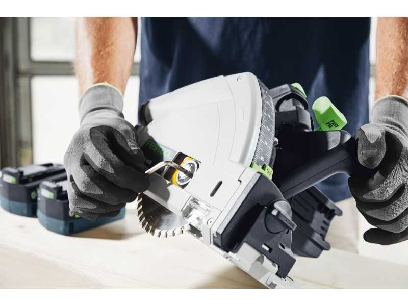 Festool акумулаторен потъващ циркулярен трион TSC 55 KEB-Basic