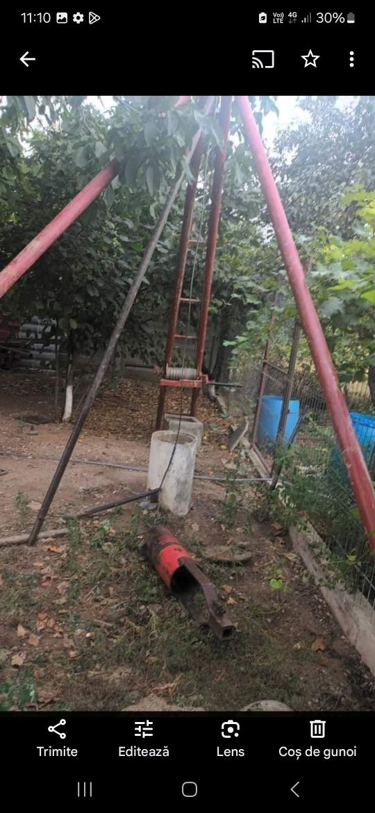 Foraje  puțuri apă adâncirii fântâni