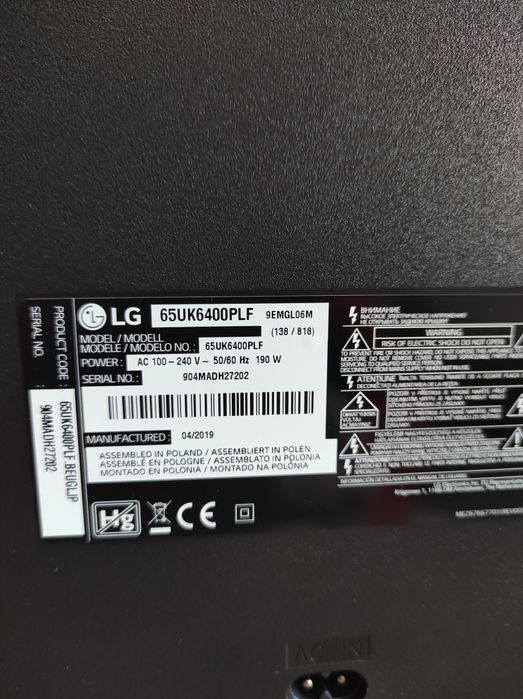 Смарт Телевизор LG 65 инча Ultra HD 4K