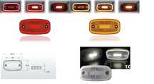 LED ЛЕД Светодиоден Габарит Маркер Токос Неон Ефект, 12V-24V