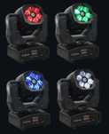 Moving head 90W, 6 x 15W cu disco laser, lumini club DJ