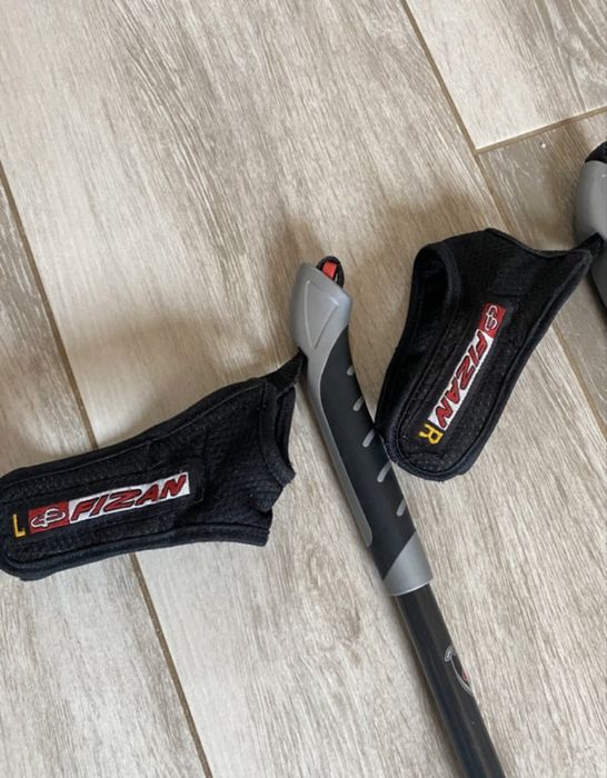 Bețe profesionale Fizan NW carbon trek/outdoor, 115cm