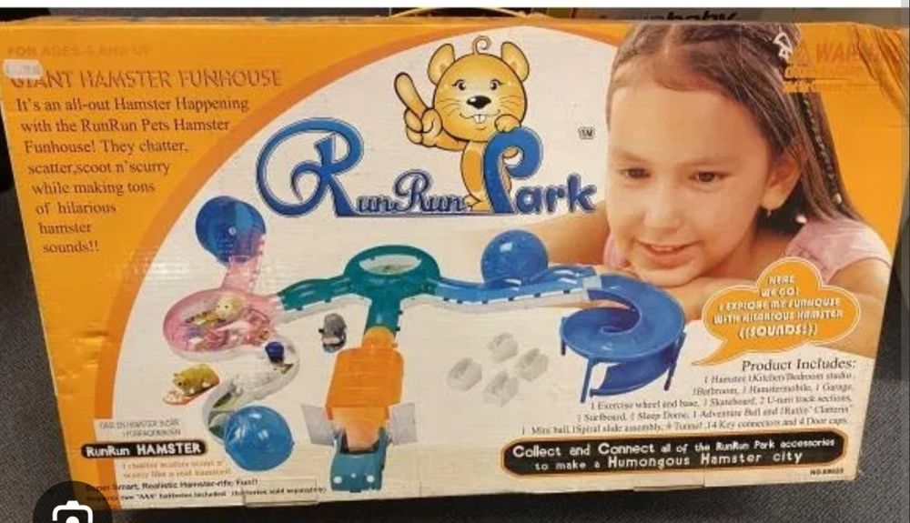 Набор игрушечного городка из тунелей для хомячков