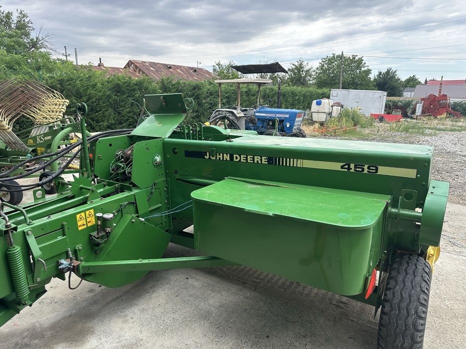 Presa balotiera jhon deere 459 pikup 2m 3 furci impecabila ca noua !