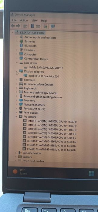 Laptop Dell 5400, 14 inch i5 gen 8 NVMe 512GB 8GB RAM Windows 11