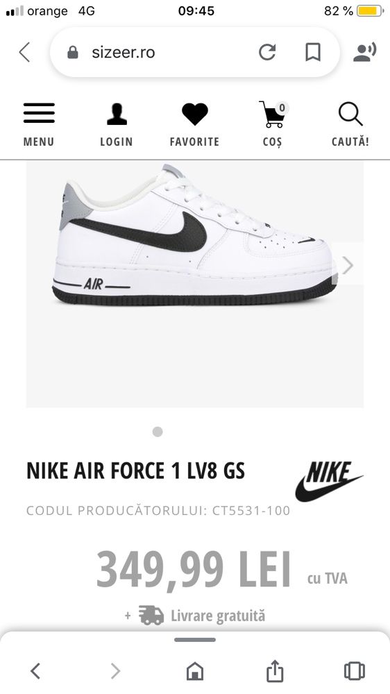 Nike air force 1 LV8 GS