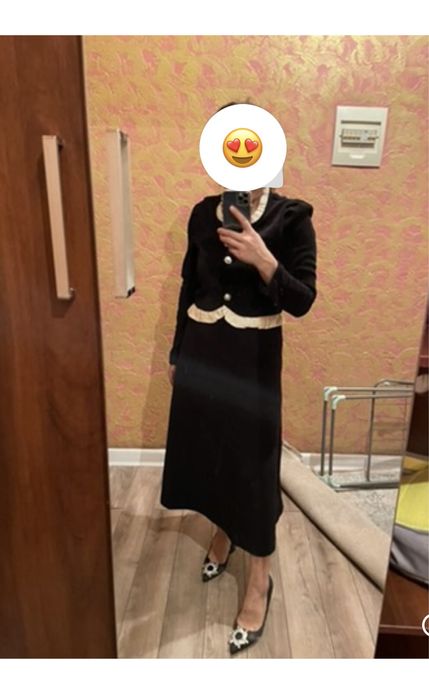 Двойка черный тёплый