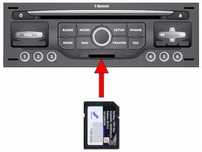 Card Citroen Peugeot Navigatie RNEG WipNav C3 C4 C5 C8 Peugeot 207 308