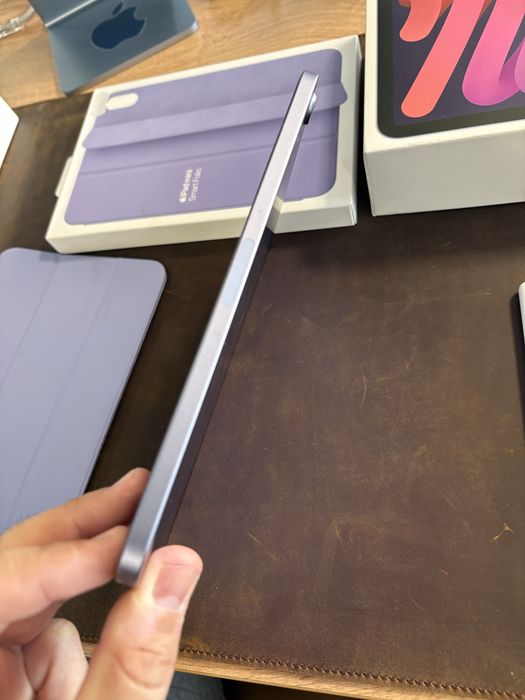 iPad mini 6th gen WiFi 64 gb purple + Apple Smart Folio + Apple Pencil