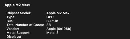Macbook pro 16 M2 MAX