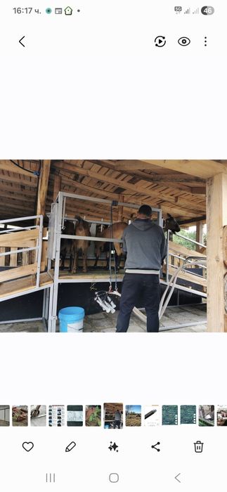 Капан/рампа за доене на овце/кози