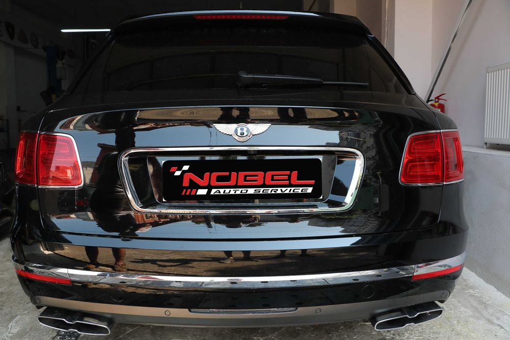 Inlocuire reparatie lampa spate third light stop light Bentley service