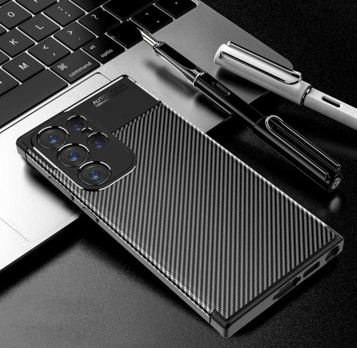 Husa Samsung S24 FE . S24 . S24 Plus . S24 Ultra - Model Carbon