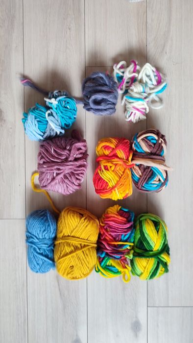 Калбета прежда - 100% вълна и памучно макраме