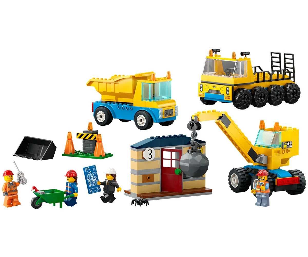 LEGO® City Great Vehicles 60391 - Строителни камиони и кран 235ч