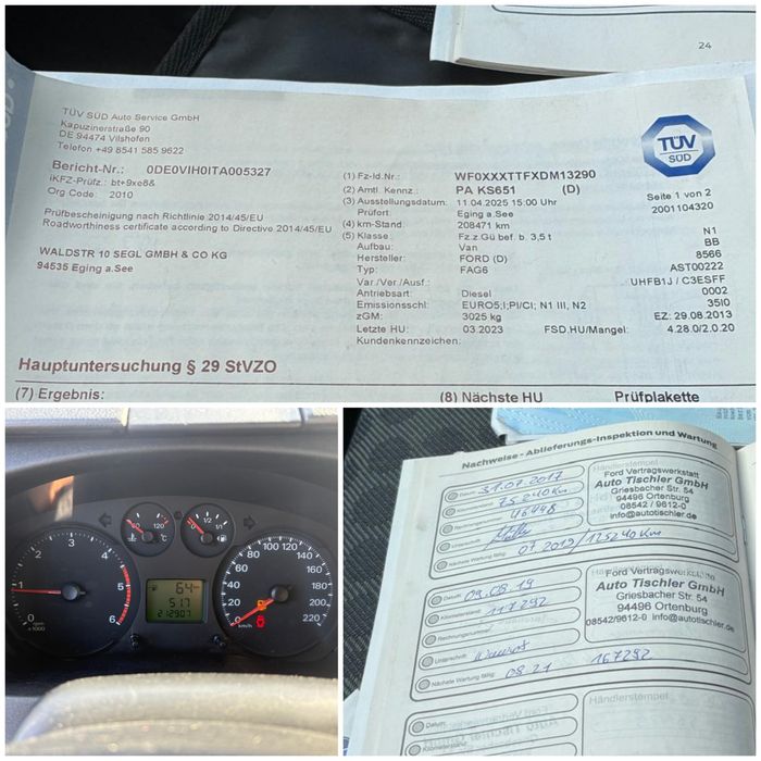 08/2013 Ford Transit Maxi L3H3 - 2.2D 140CP E5 - Clima * Pilot Aut.