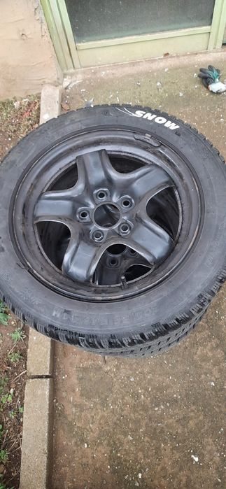 Roți iarnă Renault cu senzori.