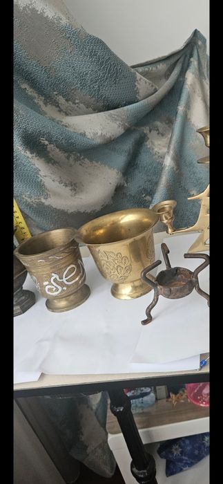 Mojar și recipient bronz !