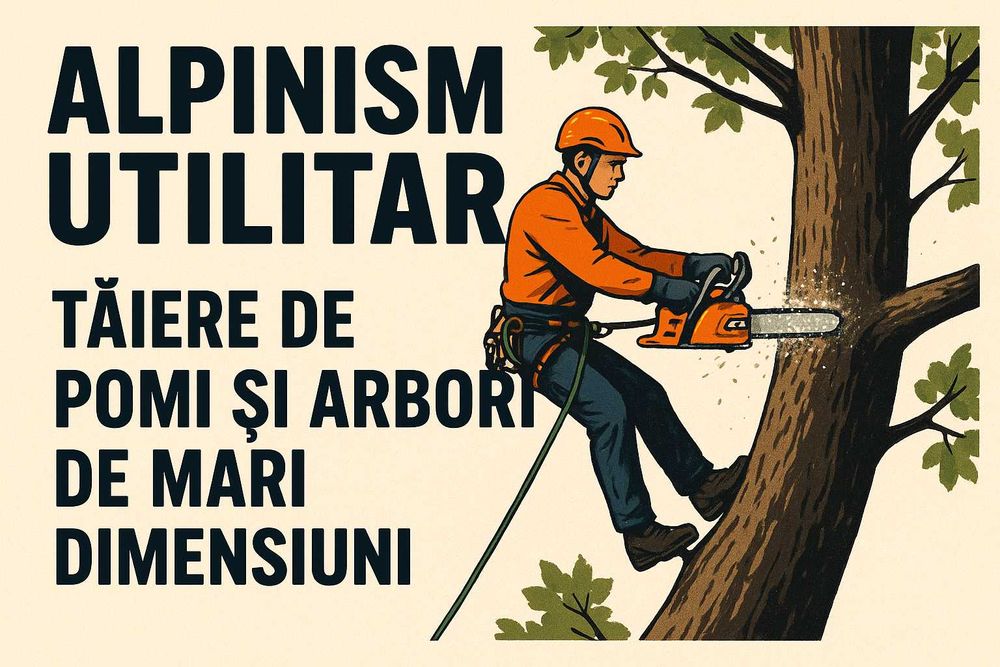 Rapid și sigur: Tăiere arbori de mari dimensiuni