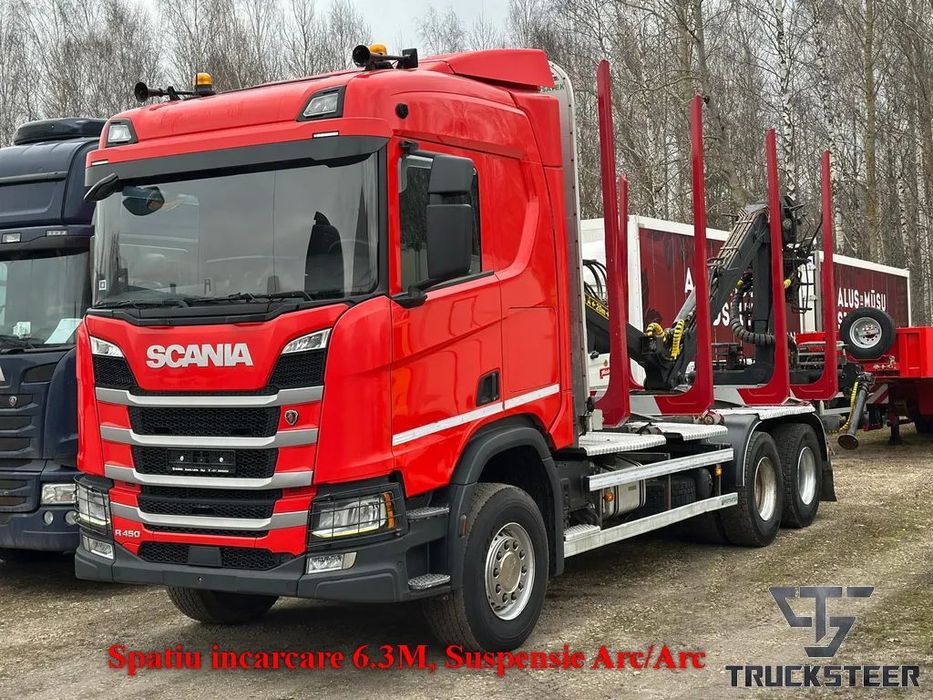 Scania R450 Avans leasing de la 15% Scania R450 Retarder Loglift 96S 11/2020