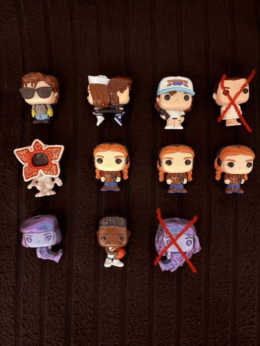 Фигурки на kinder joy Stranger Things