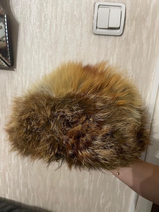 Caciula din blana naturala de vulpe