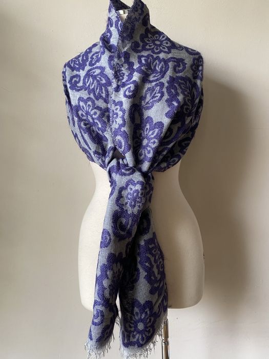 Лилав шал от кашмир, коприна, пашмина/ различни видове