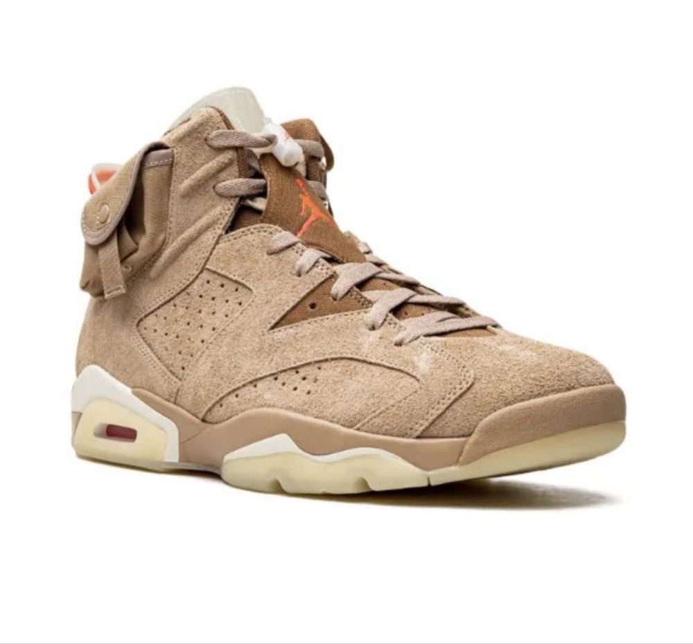 Nike Air Jordan 6 Retro SP Travis Scott “ British Khaki Promo Sample”