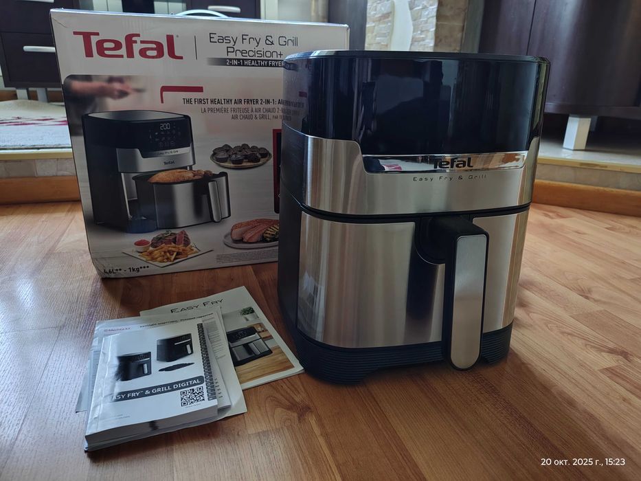 Аэрогриль Tefal (Франция),нержавейка,оригинал,новый,еще на гарантии.