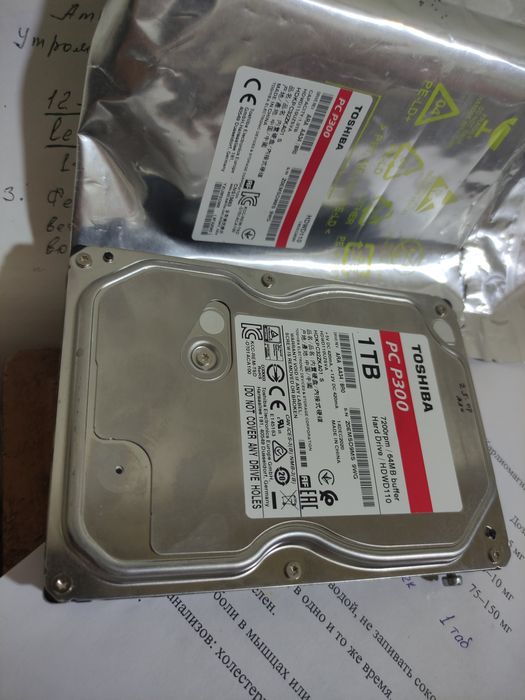 Жёсткий диск Toshiba 1,0 TB