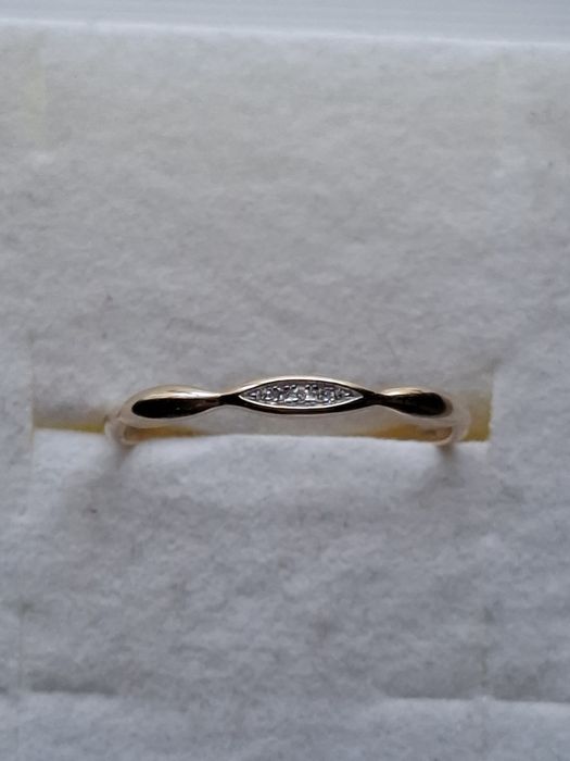 Inel aur 14k diamante