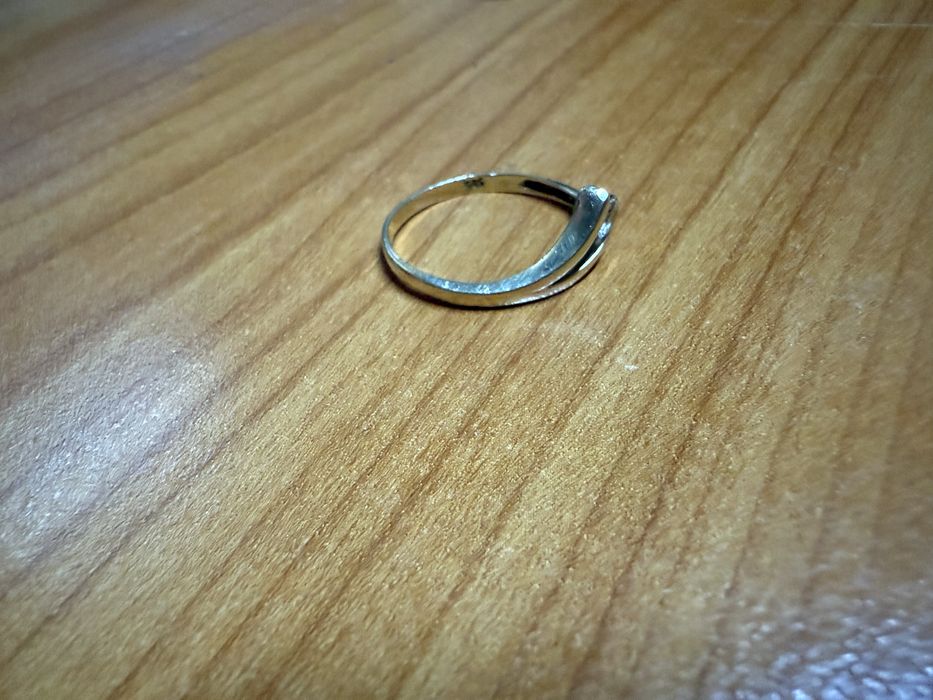 Inel aur 14 karate  marimea 20