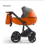 Carucior 3 in 1 Nexxo Orange - Krausman (scoica,landou, parte sport)