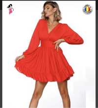 Rochie eleganta rosie bby 36