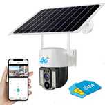 Camera supraveghere cu panou solar si cartela SIM 4G
