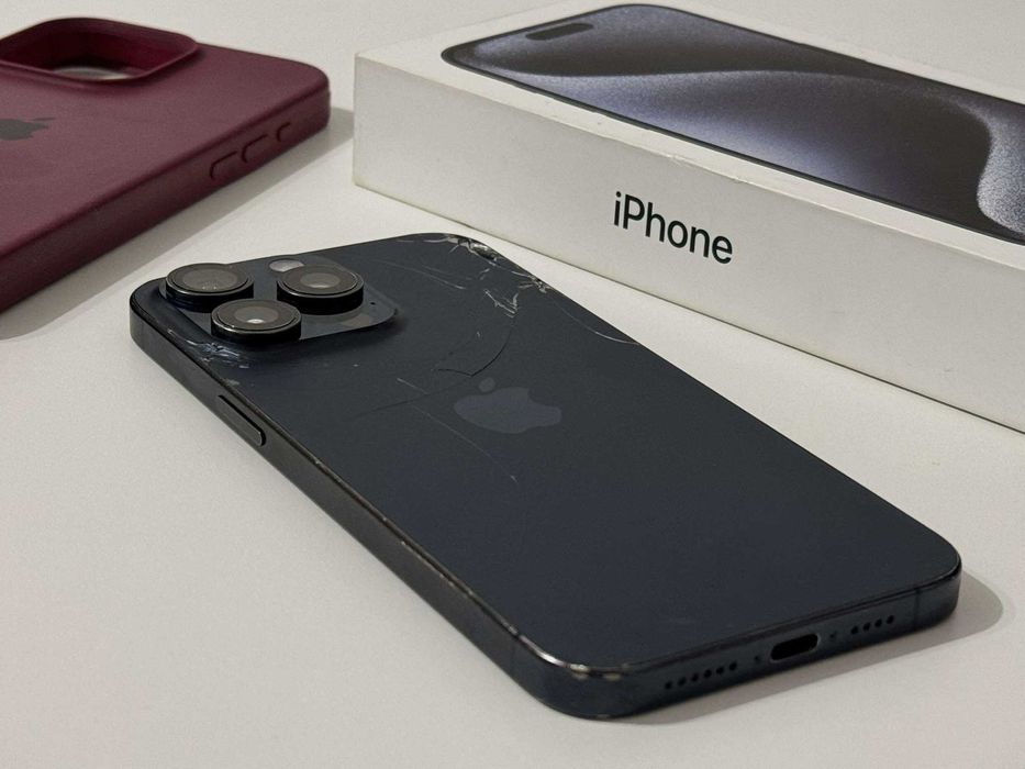 Бартер! iPhone 15 Pro Max 256GB Blue Titanium (Син) 86%